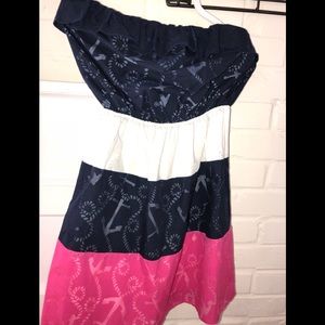 Nautical Lilly Pulitzer flora style dress